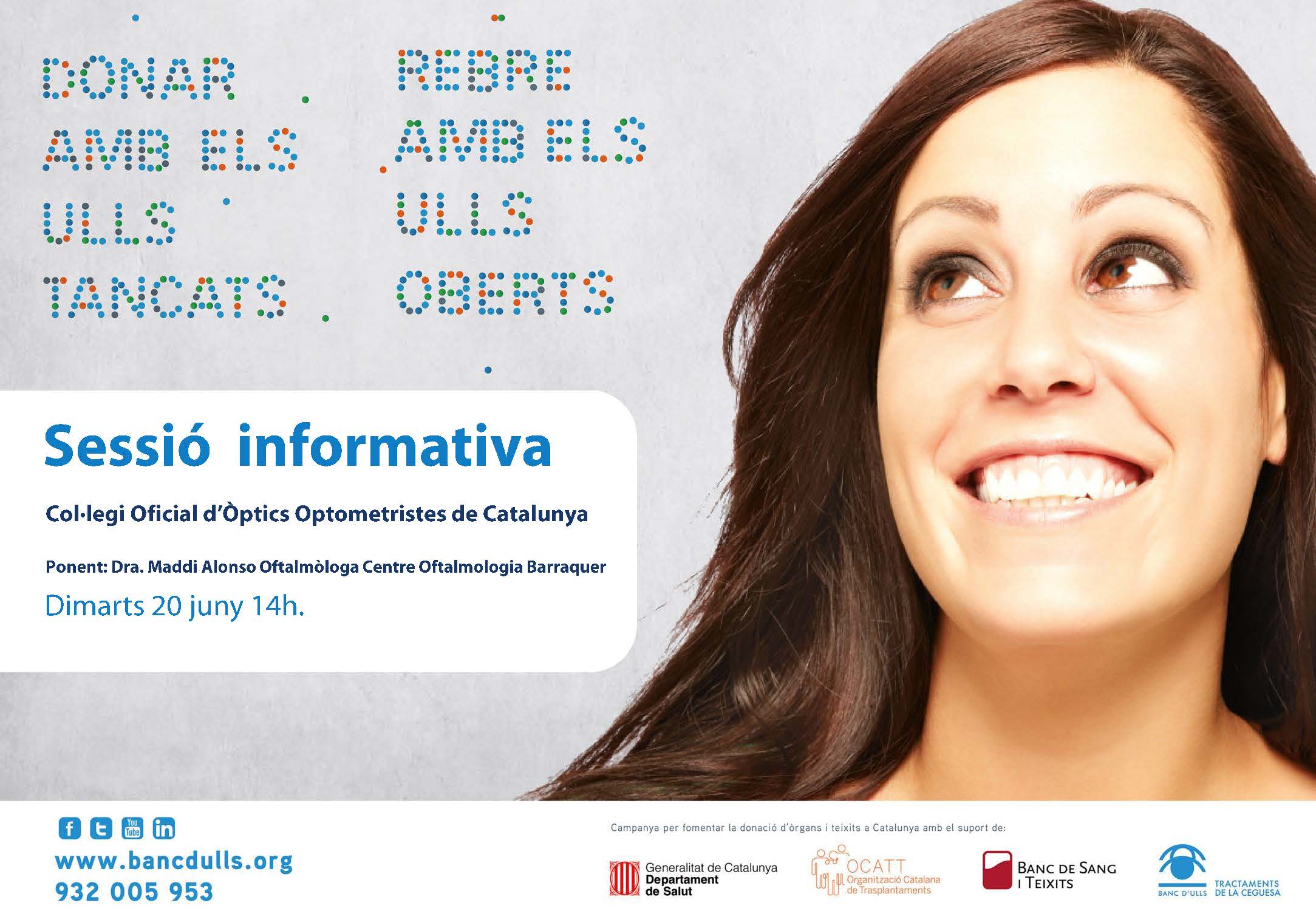 Vine a conèixer el Banc d'Ulls al COOOC!